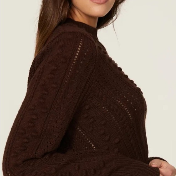 LOUNA Bobbles Sweater - Size Small - Beautiful Brown Collar - Picture 2 of 12